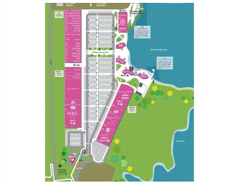 rushden lakes map of shops.